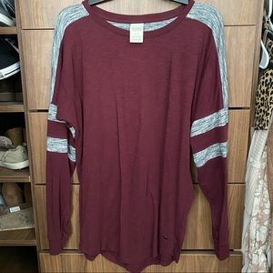 Burgundy Long Sleeve PINK